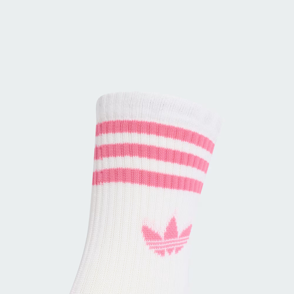 Adidas 3S Crew S 30 White Pink Socks