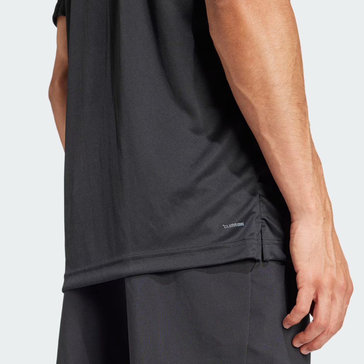 ADIDAS CLUB 3STR TEE - BLACK T-SHIRT