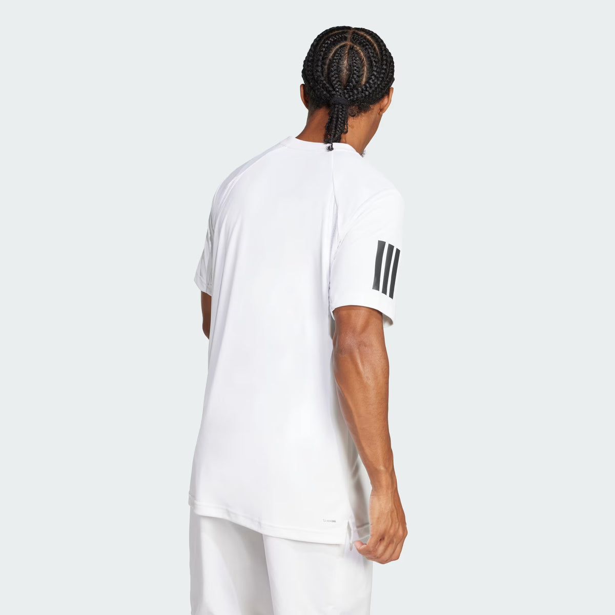 ADIDAS CLUB 3STR TEE - WHITE T-SHIRT