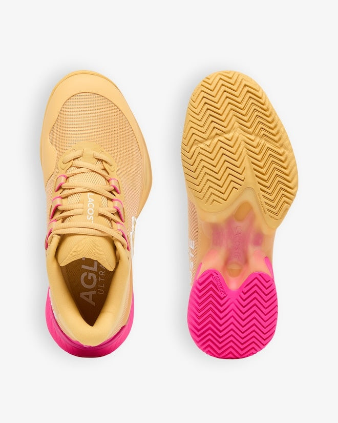 LACOSTE AG-LT ULTRA AUV - YELLOW PINK SHOES