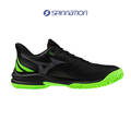 Mizuno Wave Enforce Court Black Folliage Green Glowing Apple Shoes