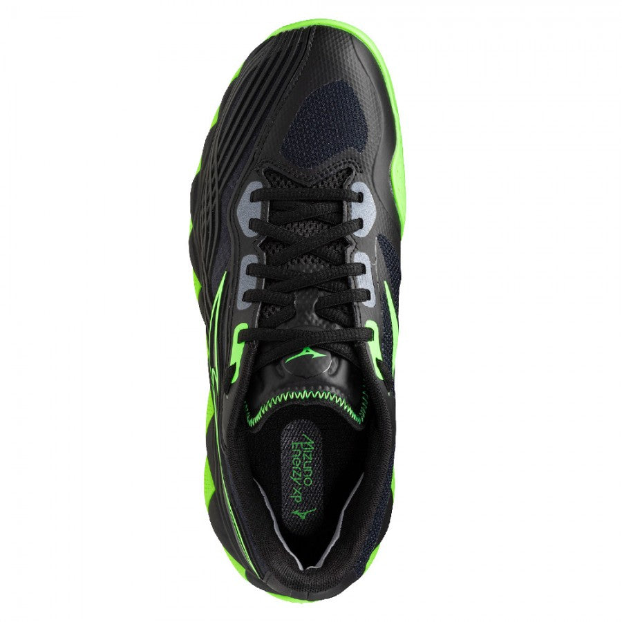 Mizuno Wave Enforce Tour 2 Black Folliage Green Glowing Apple Shoes