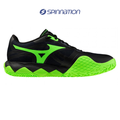 Mizuno Wave Enforce Tour 2 Black Folliage Green Glowing Apple Shoes