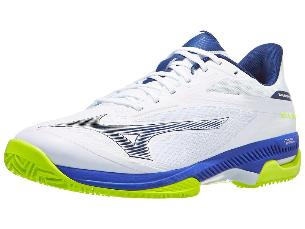 Padel/Tennis Shoes Mizuno Wave Exceed Court Clay White Blue Shoes
