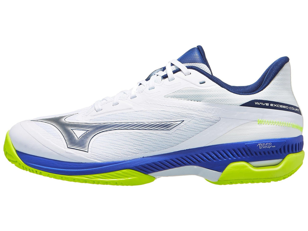 Padel/Tennis Shoes Mizuno Wave Exceed Court Clay White Blue Shoes
