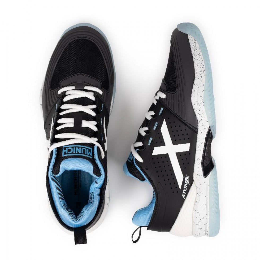 MUNICH ATOMIK 51 BLACK SKY BLUE SHOES