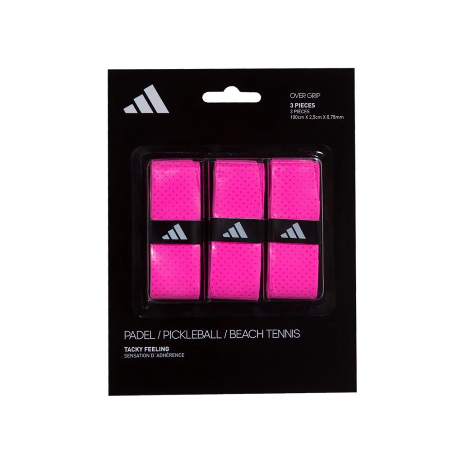 Pack Of 3 Adidas Pink Overgrips
