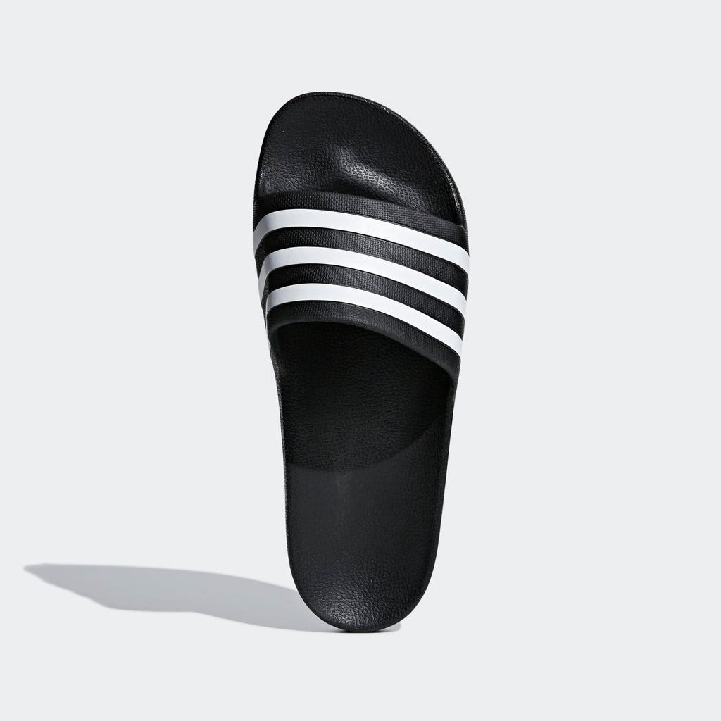 SANDAL UNISEX ADIDAS ADILETTE AQUA HITAM PUTIH