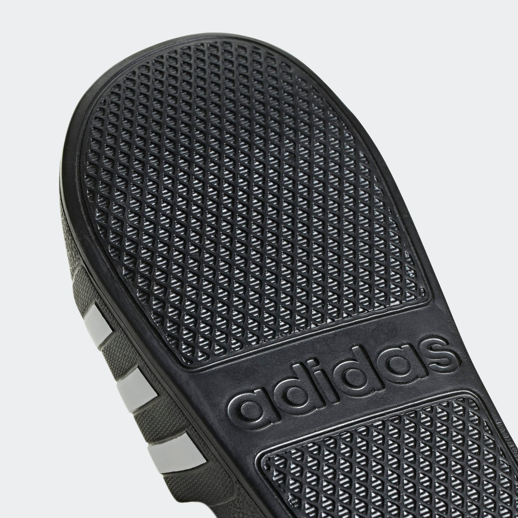 SANDAL UNISEX ADIDAS ADILETTE AQUA HITAM PUTIH