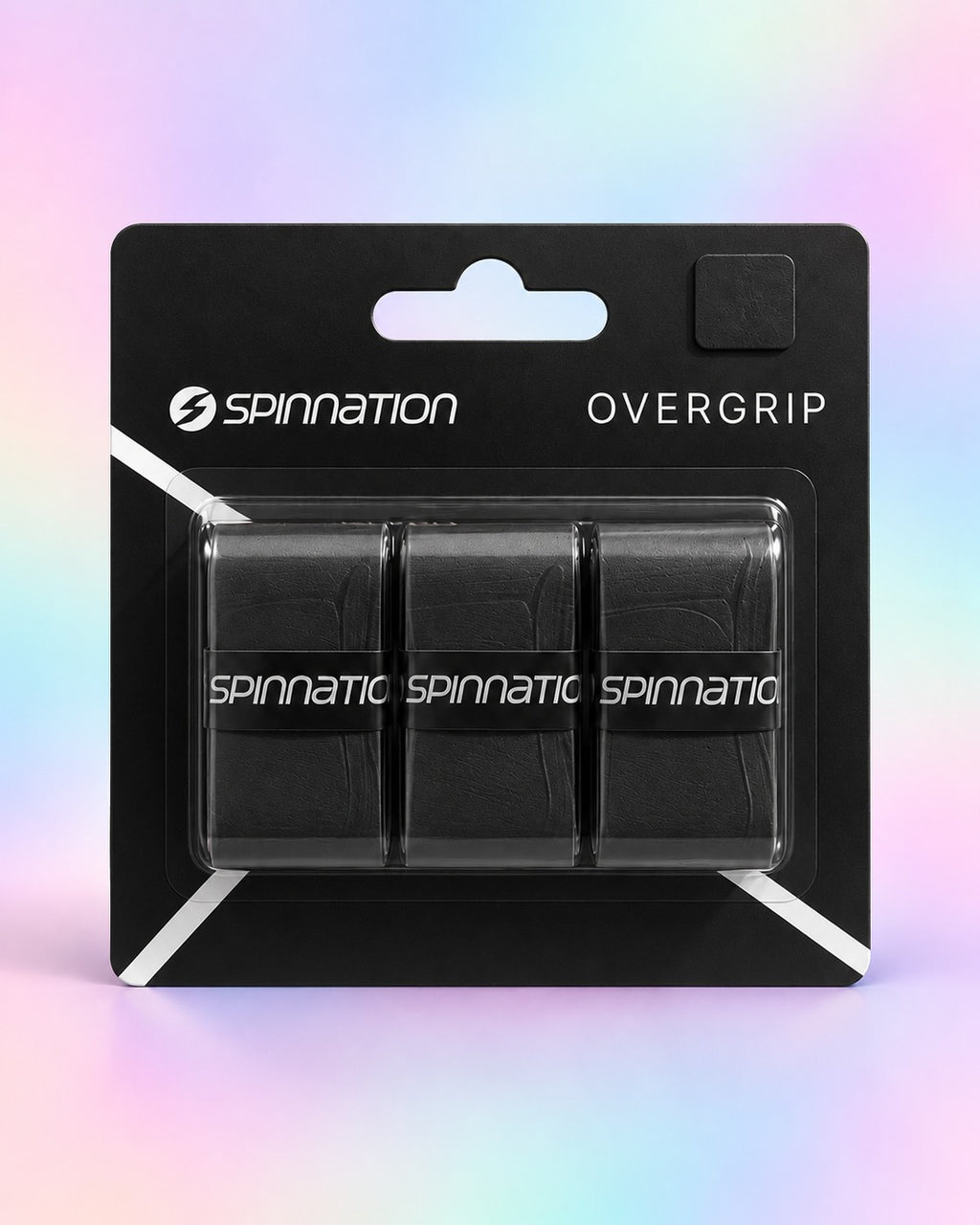 Spinnation Black 3 Packs Overgrips