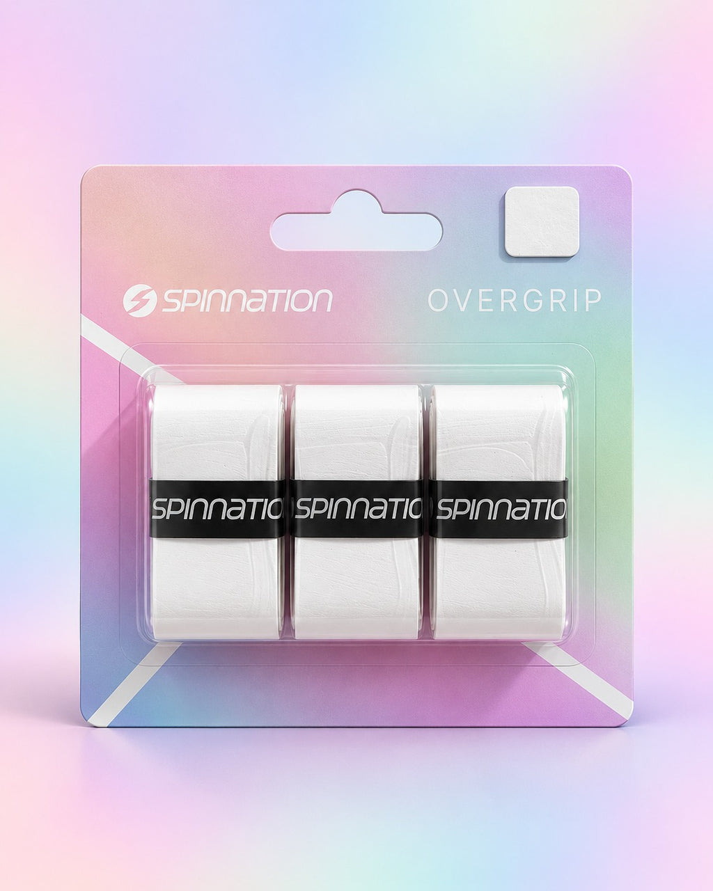 Spinnation White 3 Packs Overgrips
