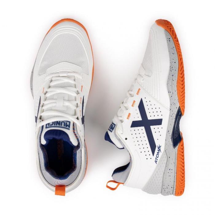 MUNICH ATOMIK 49 WHITE ORANGE SHOES