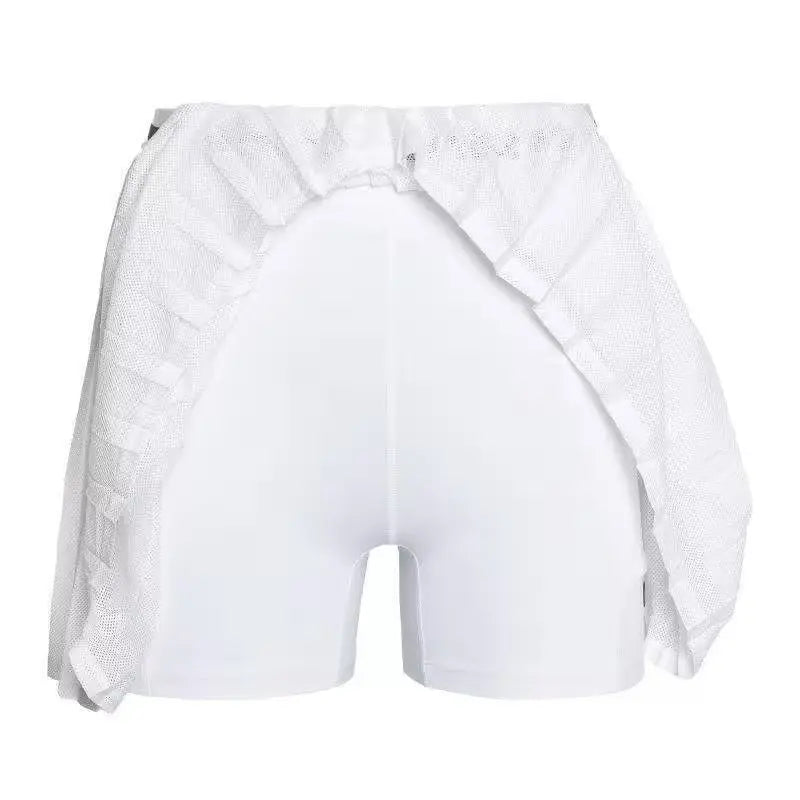 WILSON TEAM PLEATED SKIRT WHITE