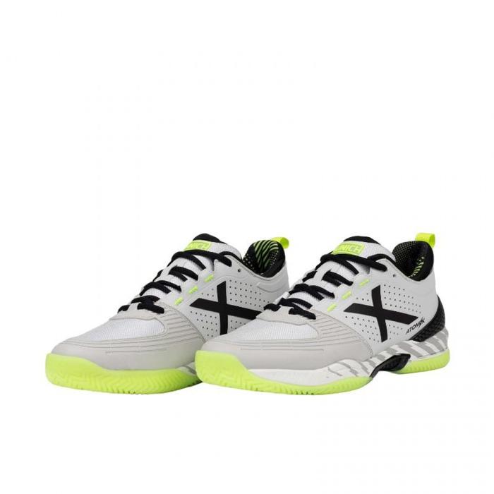 MUNICH ATOMIK 50 GREY FLUORESCENT YELLOW SHOES