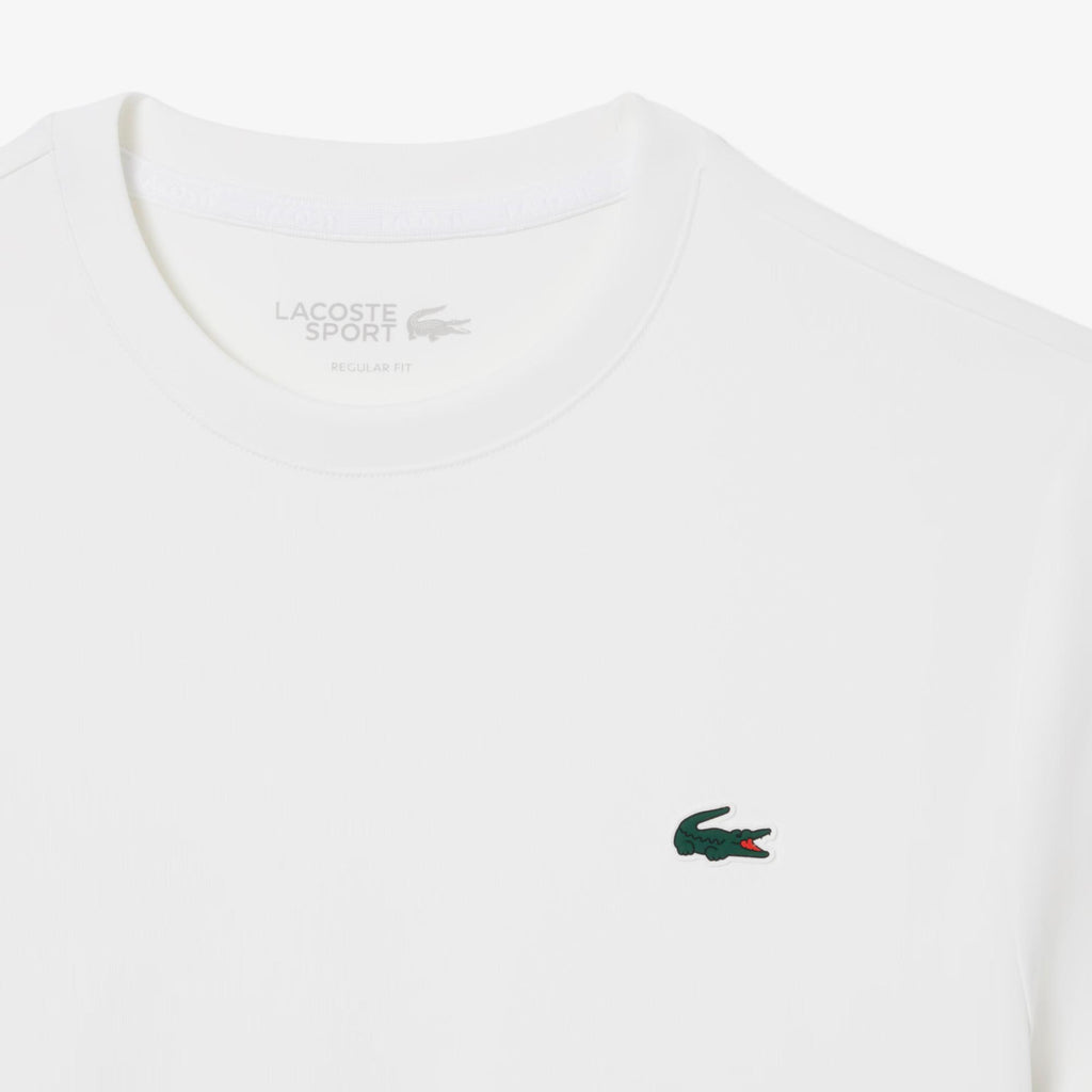 LACOSTE LIGHTWEIGHT STRECTH WHITE T-SHIRT (XL)