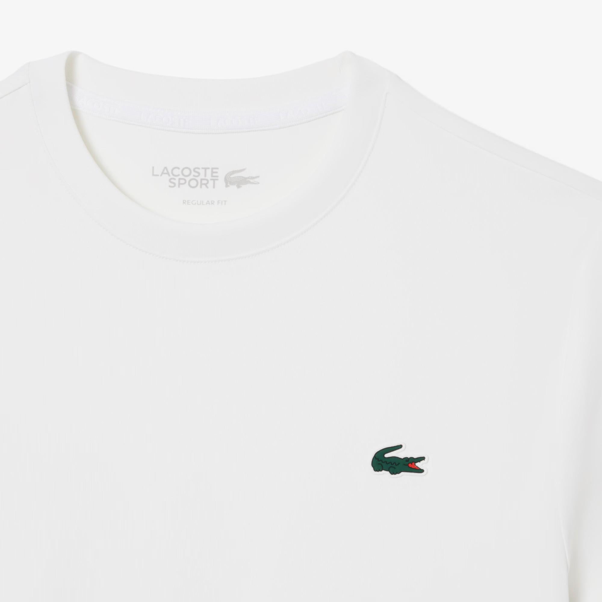 LACOSTE LIGHTWEIGHT STRECTH WHITE T-SHIRT (XL)