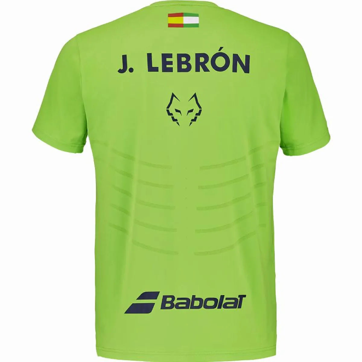 Babolat Crew Neck Replica Green T-Shirt By. Juan Lebron