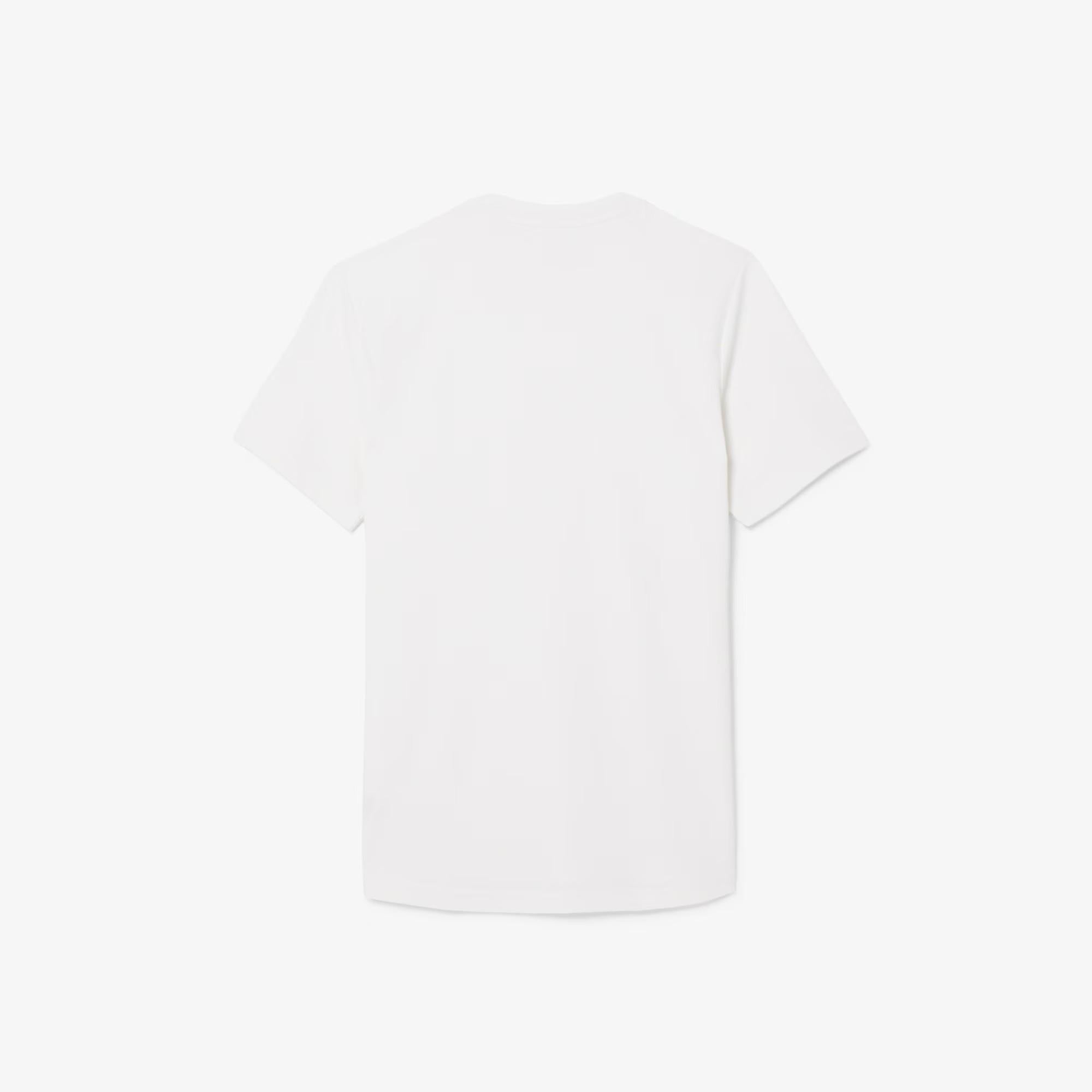 LACOSTE LIGHTWEIGHT STRECTH WHITE T-SHIRT (XL)
