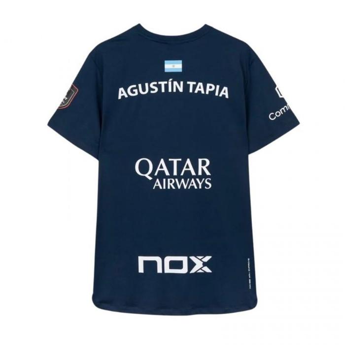 NOX SPONSOR AT10 DARK BLUE T-SHIRT 2026  BY AGUSTIN TAPIA