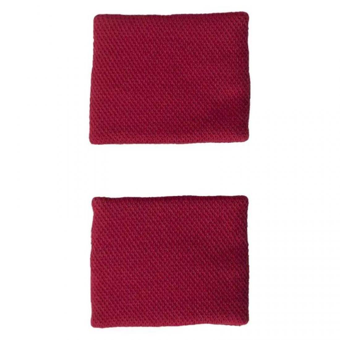 ADIDAS SMALL WRISTBANDS RED GREY LOGO