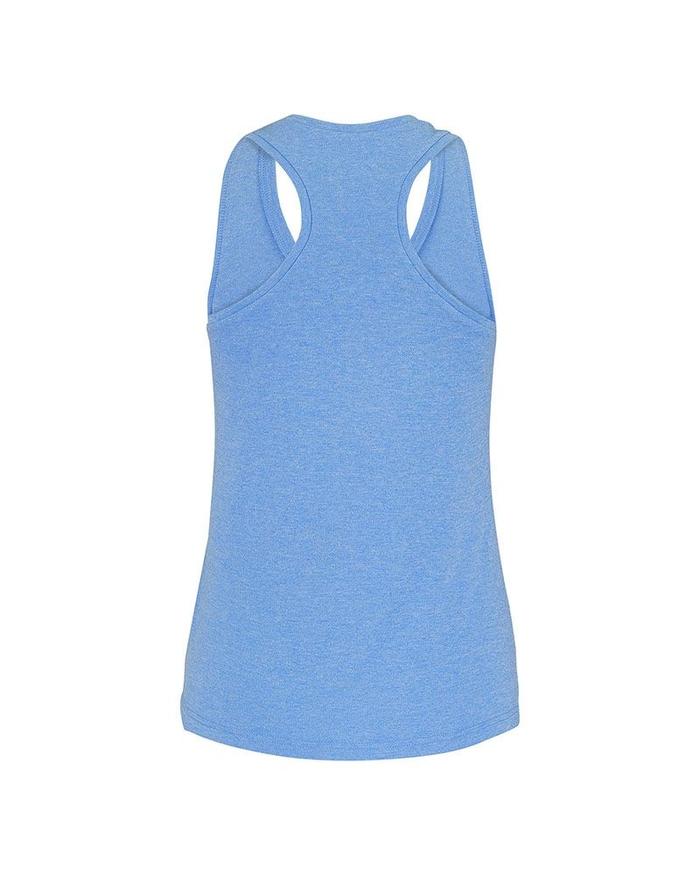 BABOLAT PLAY TANK TOP WHITE BLUE WOMAN - M