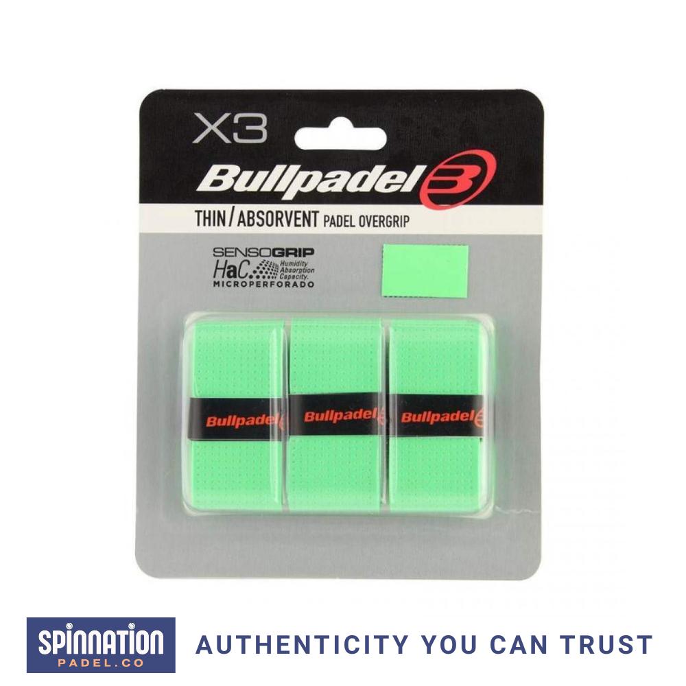 BULLPADEL BLISTER OVERGRIPS GREEN