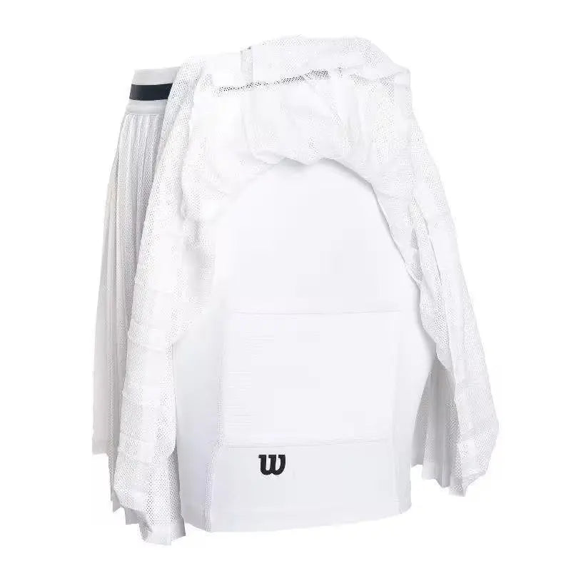 WILSON TEAM PLEATED SKIRT WHITE