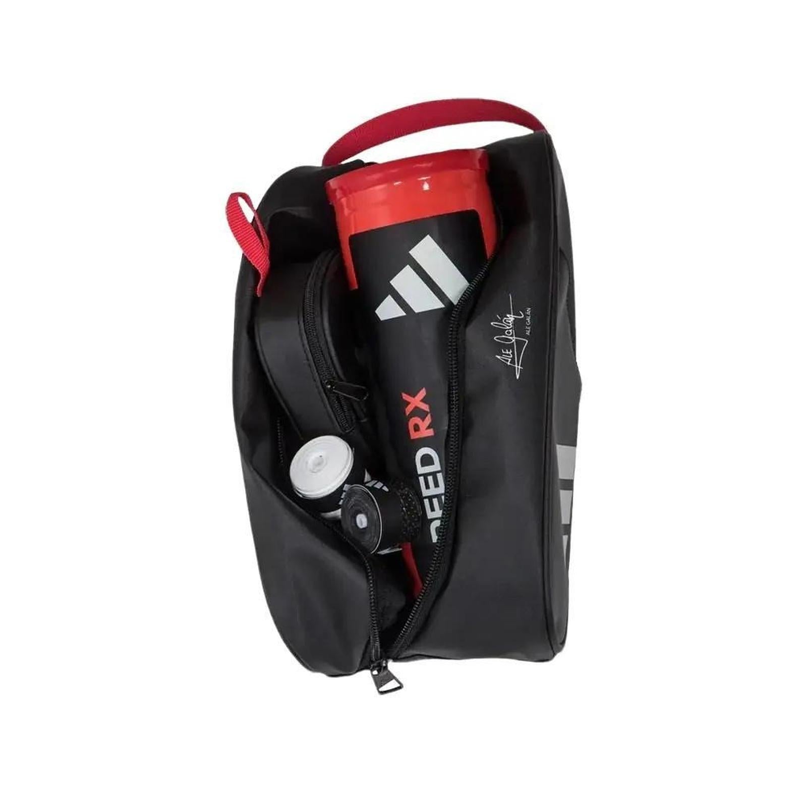 ADIDAS PADEL TOILETRY BAG BLACK/RED 3.4 BY. ALE GALAN