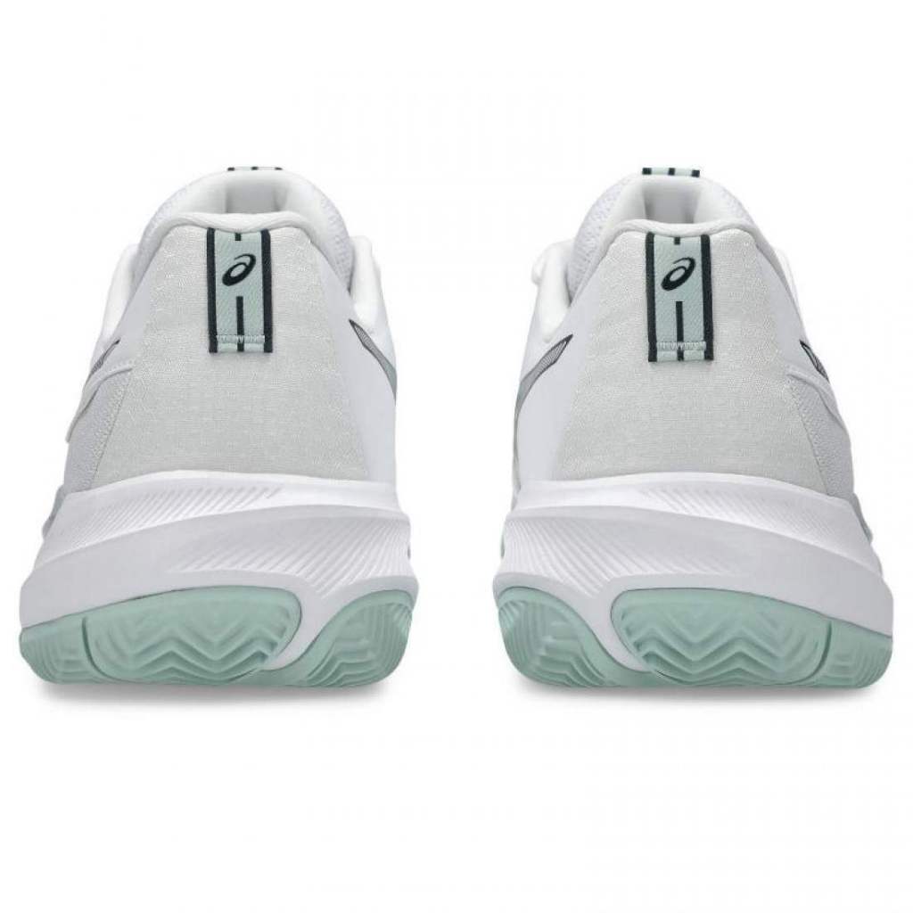 PADEL/TENNIS SHOES ASICS GEL CHALLENGER 15 CLAY WHITE GREEN WOMAN SHOES