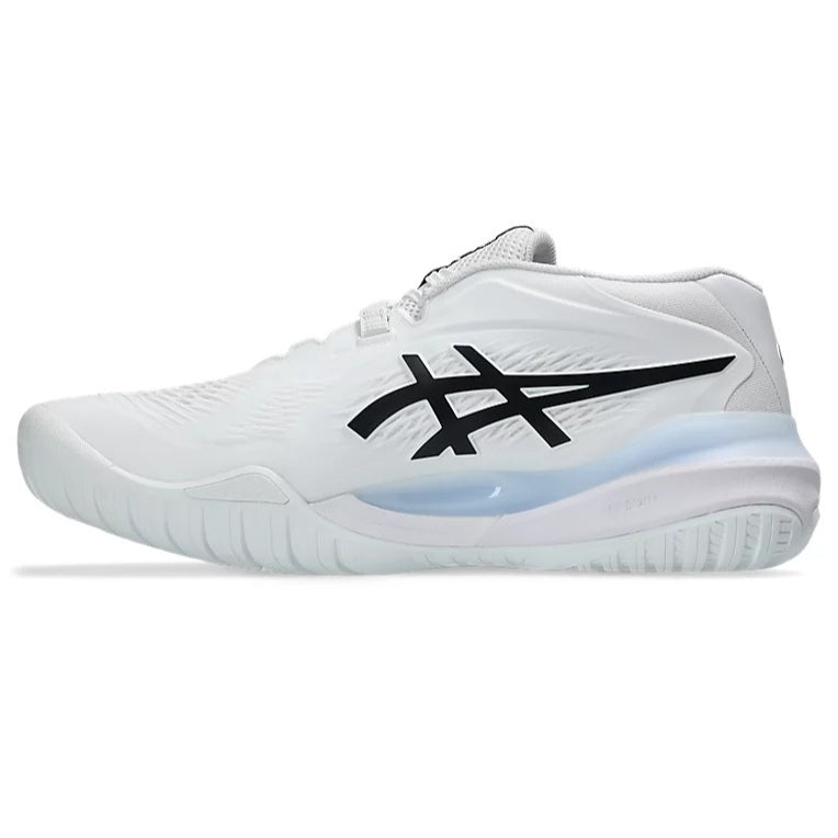 PADEL/TENNIS SHOES ASICS GEL RESOLUTION X WIDE WHITE BLACK SHOES