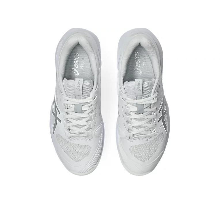 PADEL/TENNIS SHOES ASICS SOLUTION SPEED FF 4 WOMAN WHITE PURE SILVER SHOES