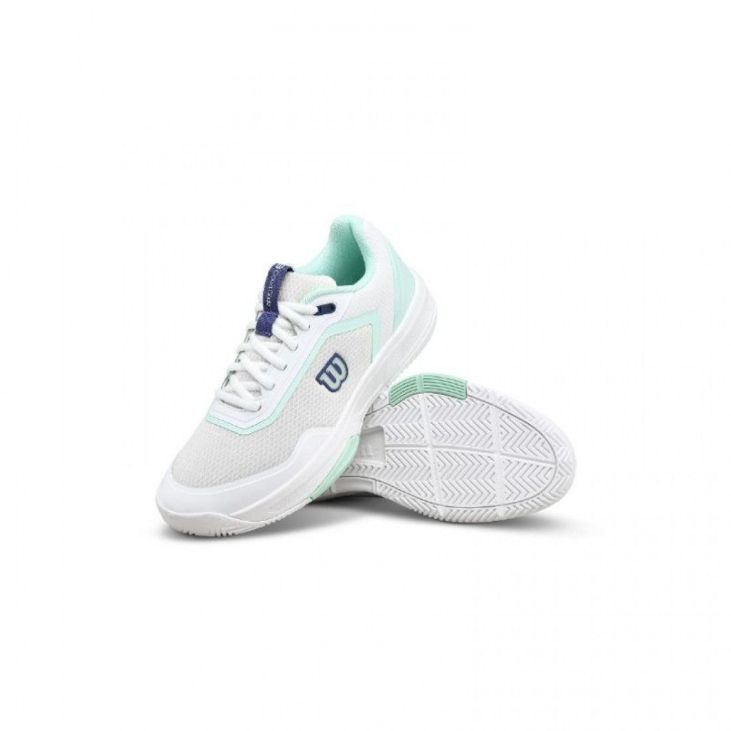 PADEL/TENNIS SHOES WILSON COURTGLIDE WHITE AQUAMARINE WOMAN SHOES