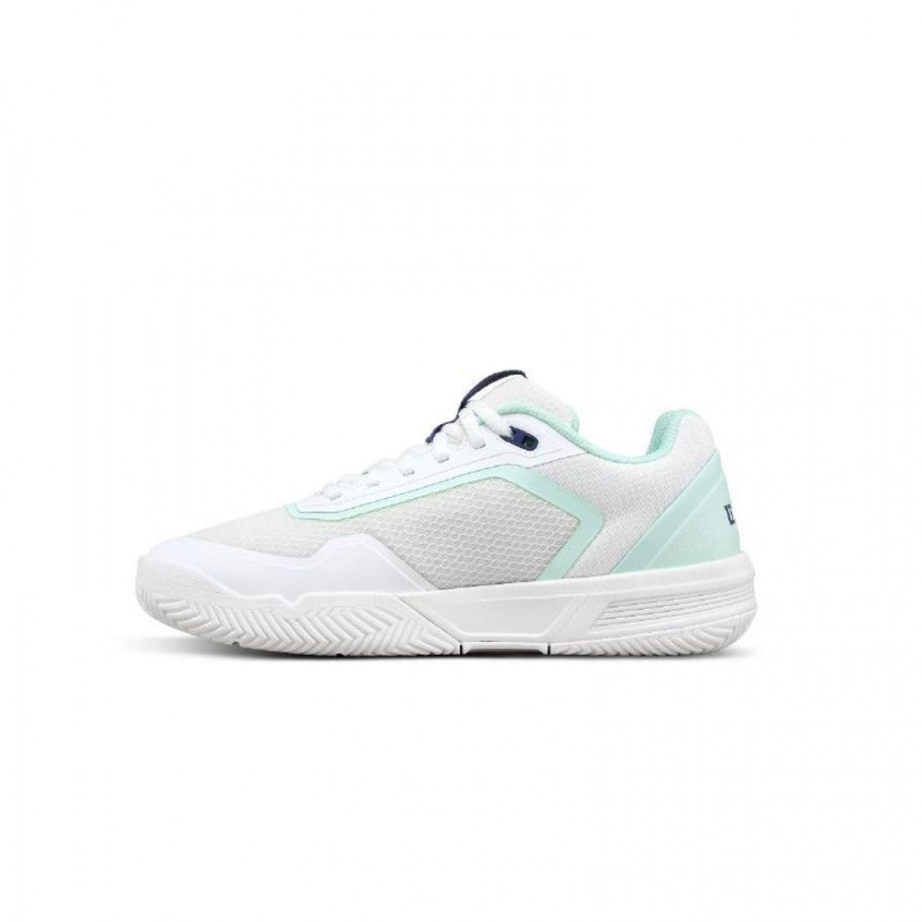 PADEL/TENNIS SHOES WILSON COURTGLIDE WHITE AQUAMARINE WOMAN SHOES