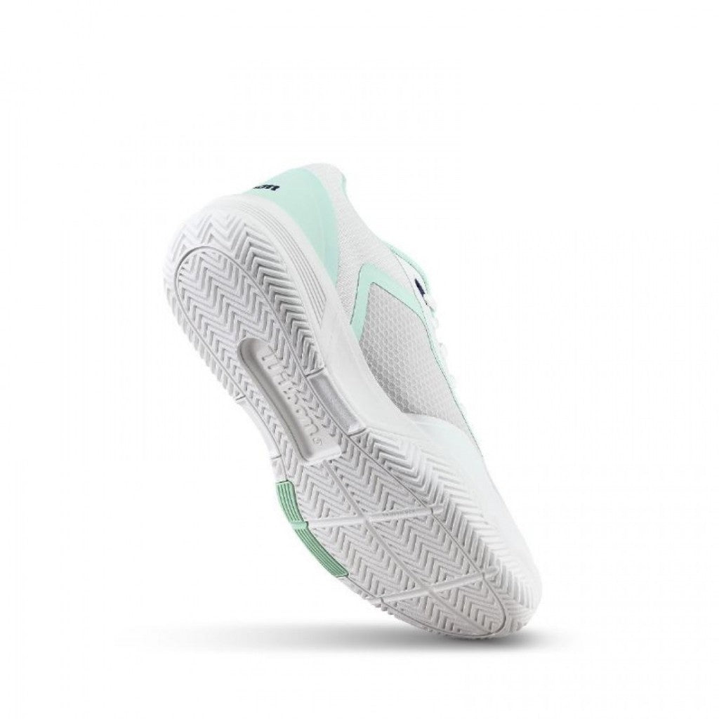 PADEL/TENNIS SHOES WILSON COURTGLIDE WHITE AQUAMARINE WOMAN SHOES