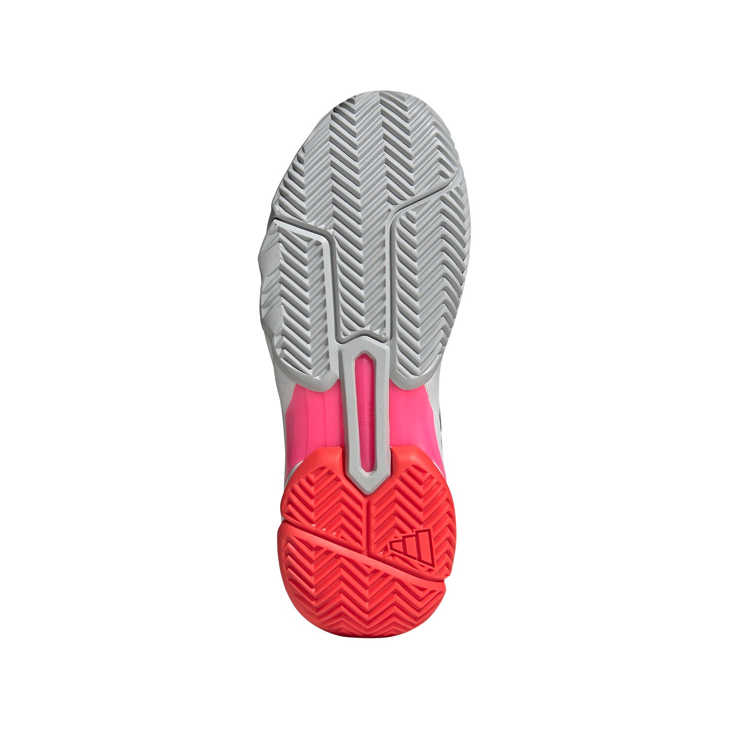 ADIDAS COURTJAM CONTROL 3 WHITE SILVER RED WOMAN SHOES