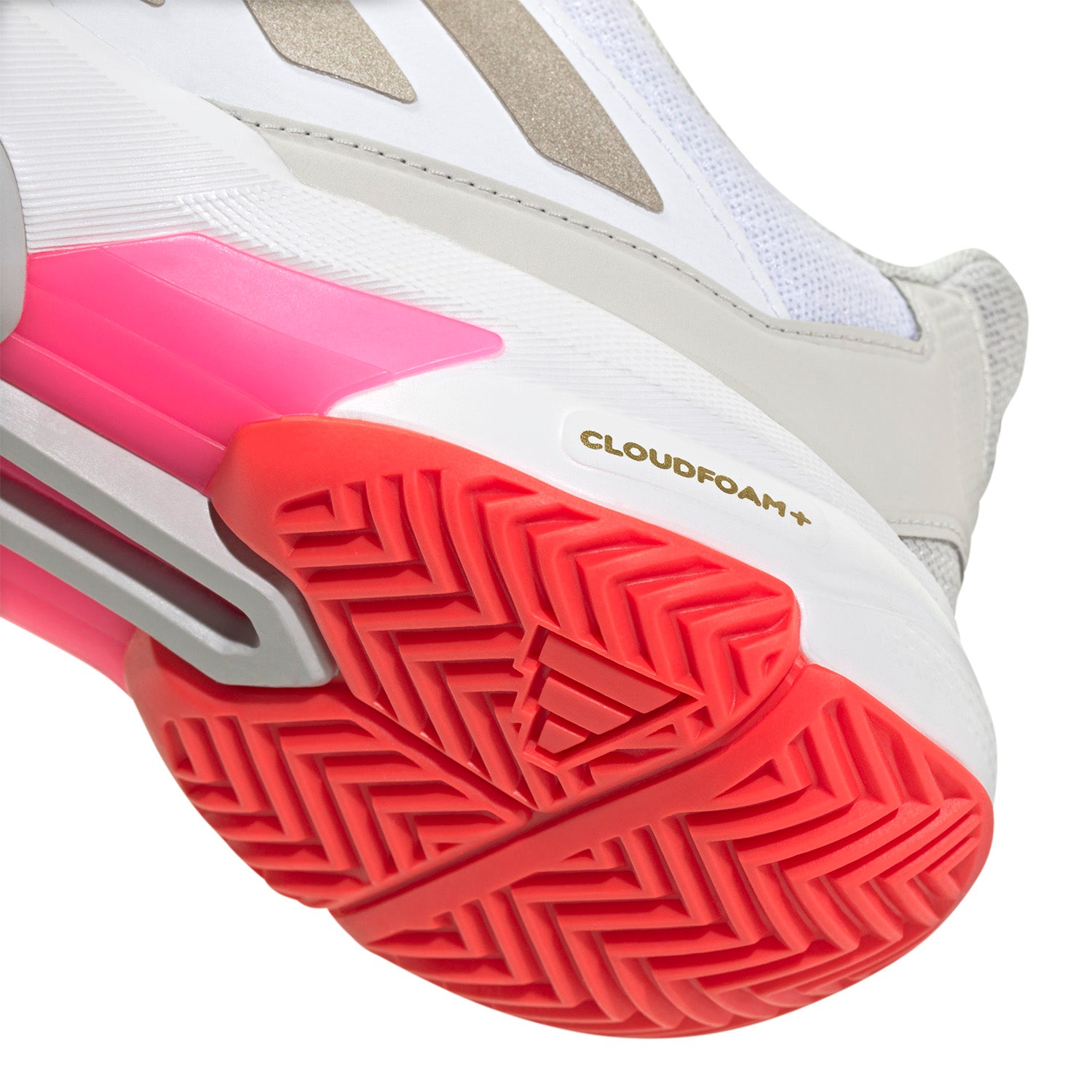 ADIDAS COURTJAM CONTROL 3 WHITE SILVER RED WOMAN SHOES