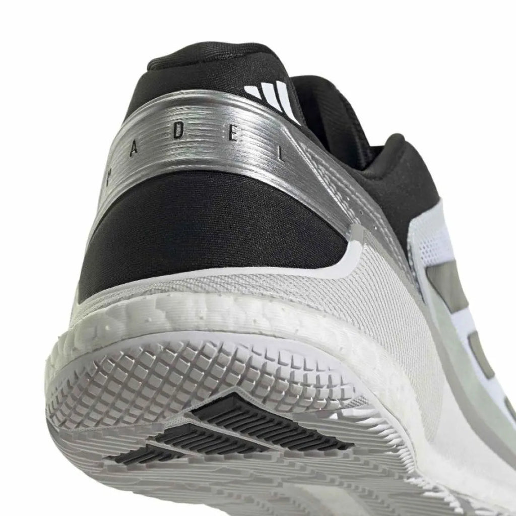 Padel/Tennis Shoes Adidas Crazyquick Boost White Black Silver Shoes
